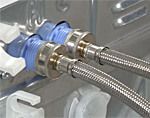 Inspect the hoses.